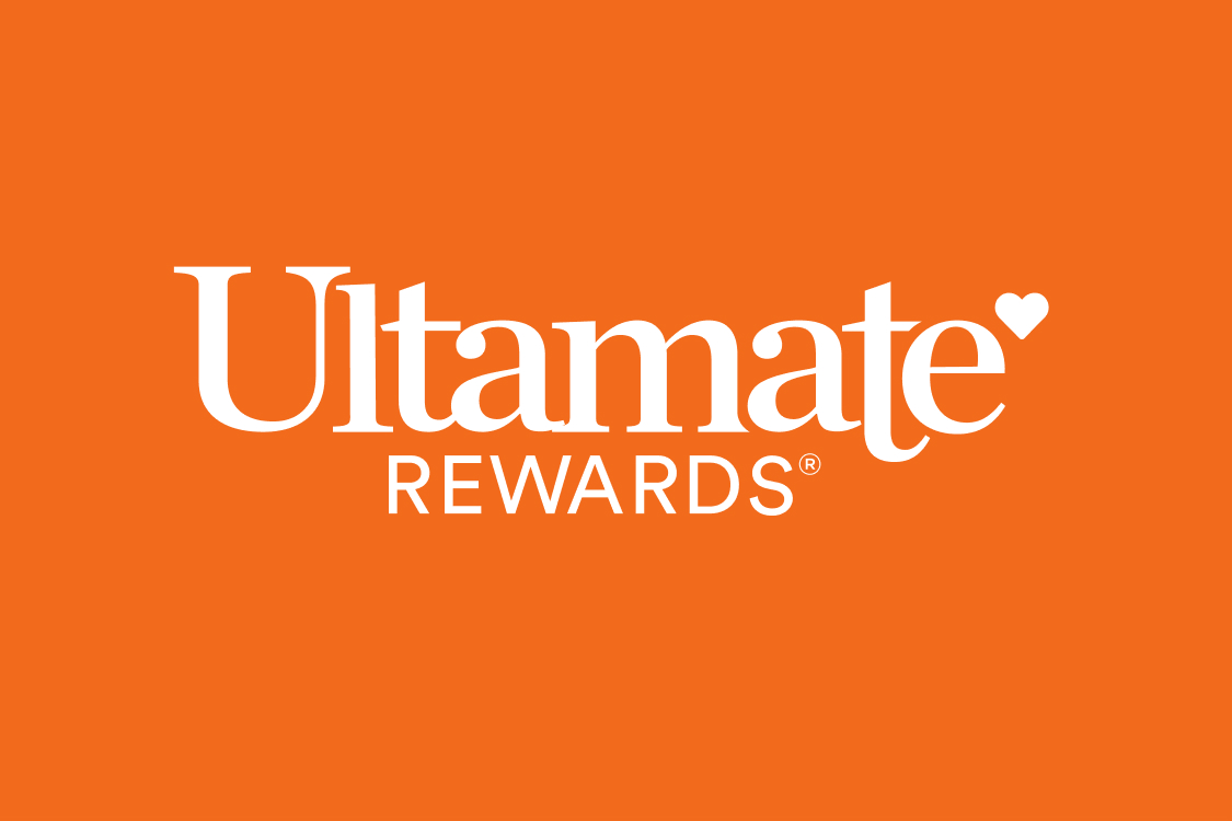 Ultamate Rewards logo with tagline
